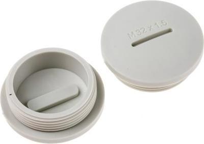 Actual product image Rs Pro M32 x 1.5 Blanking Plug, Nylon 66, 31.7mm