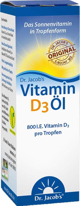 Image du produit Dr. Jacob's Huile de vitamine D3 (1 pièce(s), Gouttes, 70 g)
