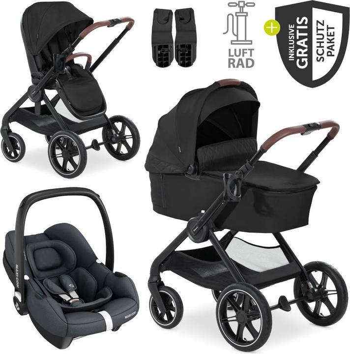 Produktbild Hauck 3in1 Kinderwagen-Set Walk N Care Air Trio Kinderwagen 3 in 1