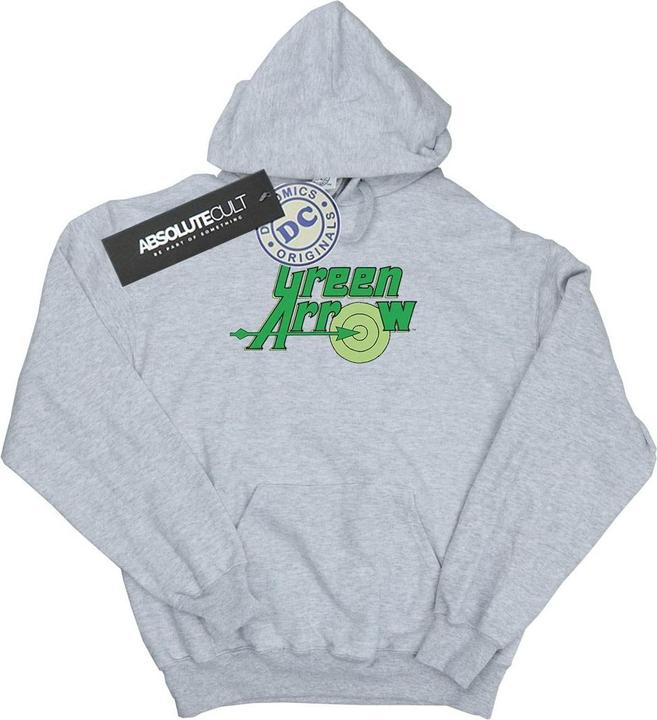 Green Arrow Text Logo Kapuzenpullover