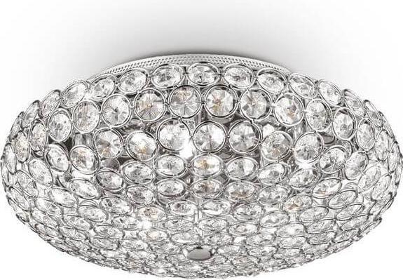 Image du produit Ideal lux KING G9 plafonnier 5x ⌀380mm dimmable chrome blanc chaud 075419 (370 lm, G9)
