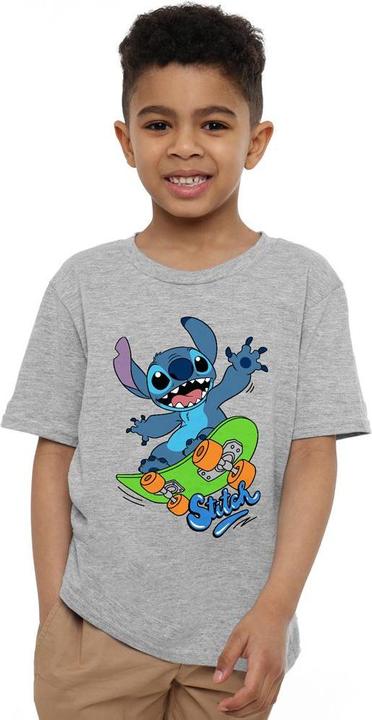 Actual product image Lilo & Stitch Childrens/Kids Skateboard T-Shirt (116)