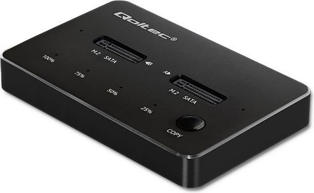 Produktbild Qoltec 50310 Drive docking station (M.2 2280, M.2 22110, M.2 2230, M.2 2260, M.2 2242)