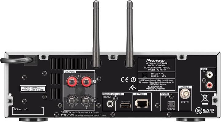 Immagine prodotto Pioneer X-Hm76d (WiFi, 2x 50 W)