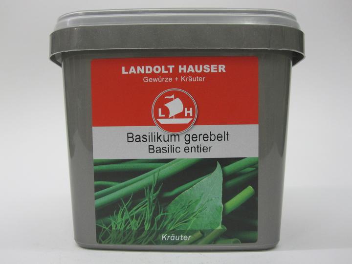 Produktbild Landolt Hauser Basilikum ganz gerebelt in der LH Box (150 g)
