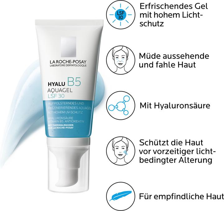 Produktbild La Roche Posay Hyalu B5 Aquagel (50 ml, Tagescreme, SPF 30)