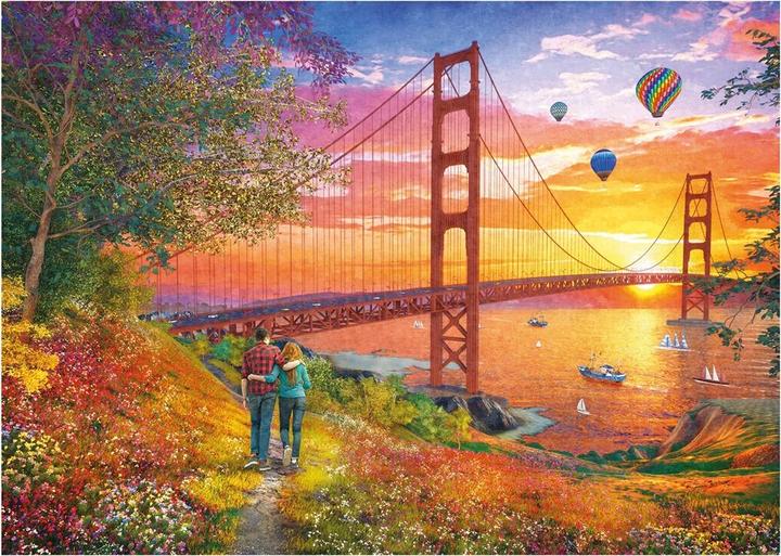 Actual product image Schmidt Spiele Walk to the Golden Gate Bridge 2000 parts (2000 pieces)
