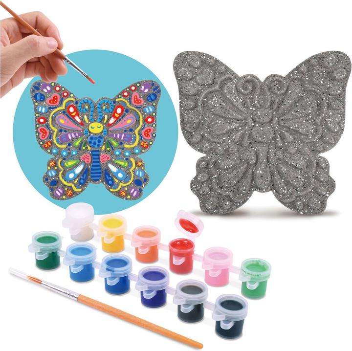 Produktbild Play Spielen Malen Sie Ihren eigenen Zement-Schmetterling, 14-tlg.