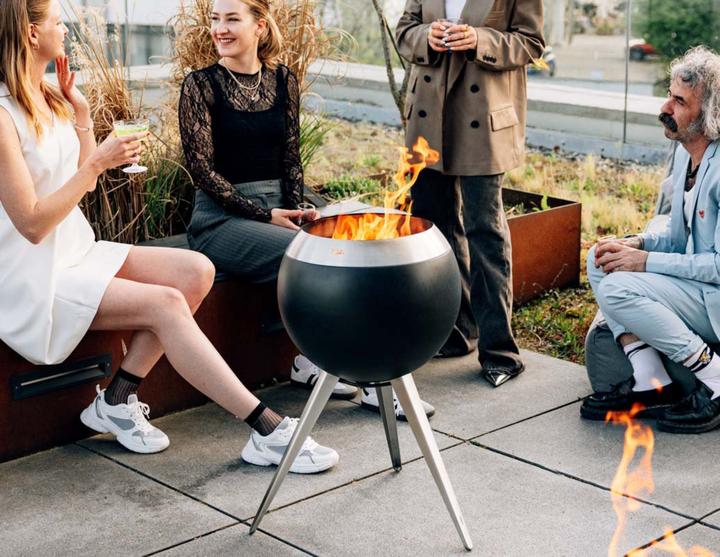 Actual product image Höfats MOON 45 fire bowl with high base (45 cm)