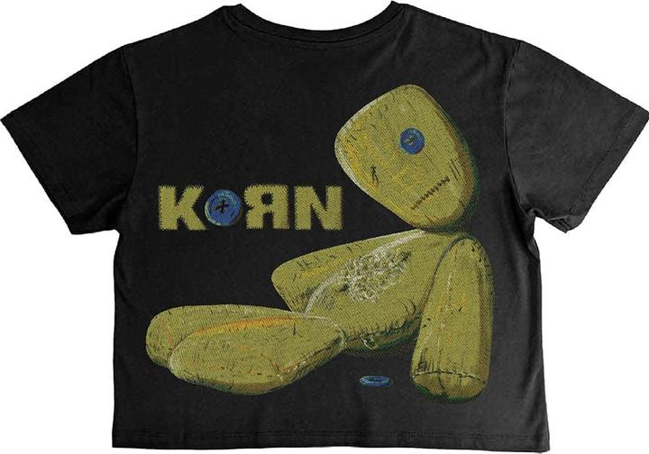 Actual product image Korn Womens/Ladies Doll Issues Crop Top (M)