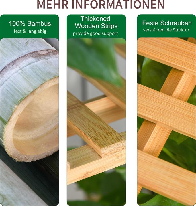 Image du produit Outsunny Escalier pour plantes avec 3 marches