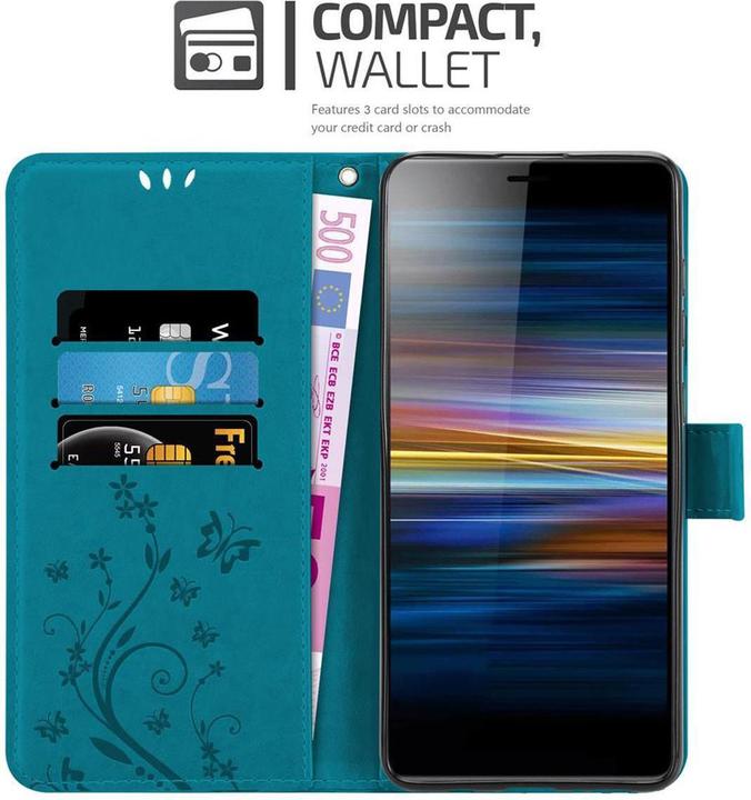 Productafbeelding Cadorabo Bloemen Boekomslag (Sony Xperia L3)