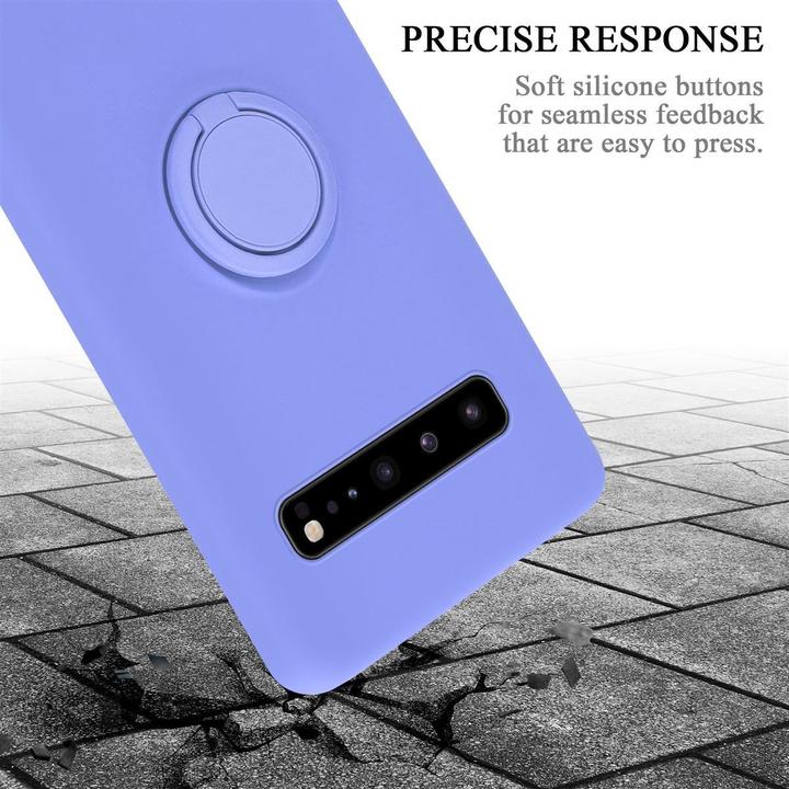 Productafbeelding Cadorabo TPU Vloeibare Ring Silicone Hoesje (Samsung Galaxy S10 5G)