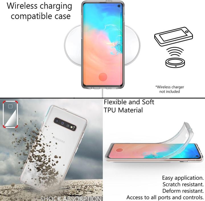 Immagine prodotto Nalia Custodia per cellulare a 360 gradi (Samsung Galaxy S10)