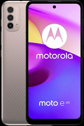 Immagine prodotto Motorola E40 Dual Sim Rosa Argilla, 4GB RAM 64GB, XT2159-3 Moto (64 GB, Pink, Doppia SIM Ibrida)