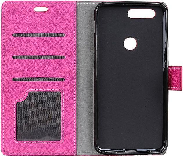 Produktbild MU Classic Leder Hülle mit Kreuzmuster (OnePlus 5T)