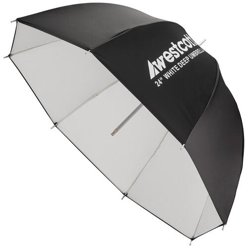 Westcott Deep Umbrella White Bounce (24")