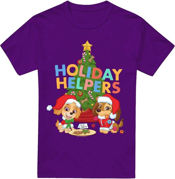 Paw Patrol Holiday Helpers TShirt weihnachtliches Design