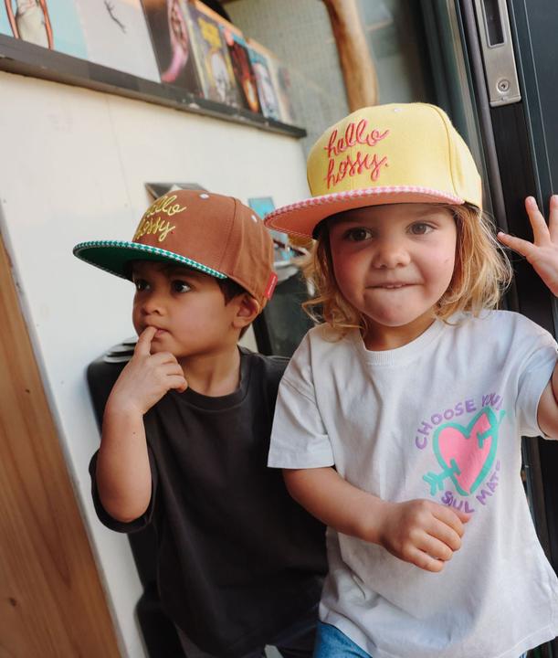 Produktbild Hello Hossy Chessy Pink Cap - Gelb / Pink (52, 53, 54, 55, 56)