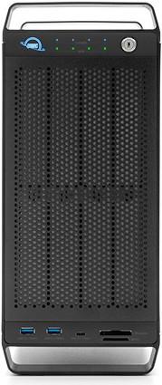 Actual product image OWC 64.0TB ThunderBay Flex, Flexible 8-bay Storage/Dock/PCIe Enclosure with 2x TB3 Ports Featuring S (2.5")