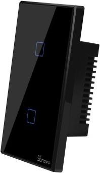 Image du produit Sonoff T3US2C - Commutateur mural intelligent Wi-Fi à 2 vitesses US - Black