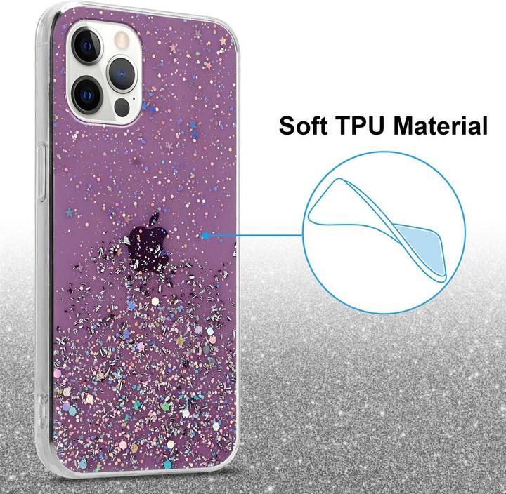 Produktbild Cadorabo TPU Cover funkelnder Glitter (Apple iPhone 12 Pro Max)