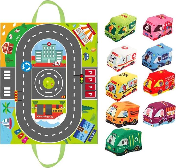 Immagine prodotto Activity Board Tappetino morbido, set di macchinine