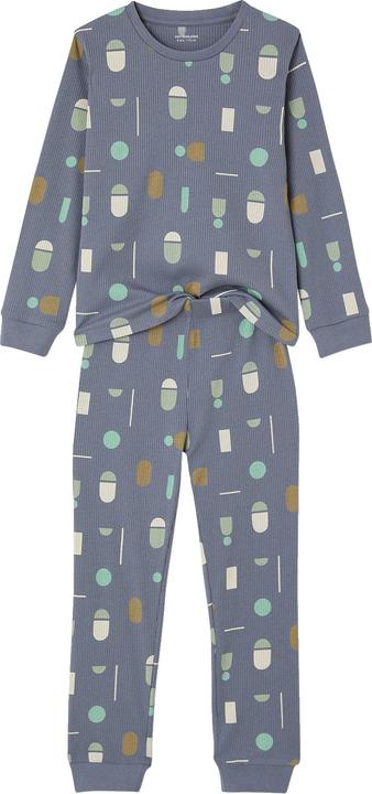 Produktbild Vertbaudet 2er-Set Jungen Schlafanzüge mit HAPPY-Print und Recycling-Baumwolle (110)