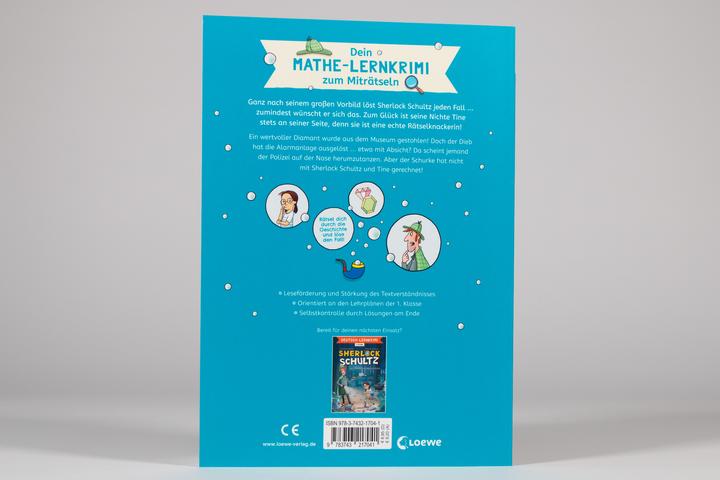 Image du produit Loewe Mathe-Lernkrimi - Sherlock Schultz und der unsichtbare Diamant (Allemand, Frank Passfeller, Loewe Apprendre et deviner, Antje Hagemann, 2024)