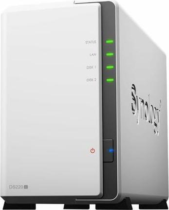 Actual product image Synology DS220j (2 x 4 TB, WD Red Plus)