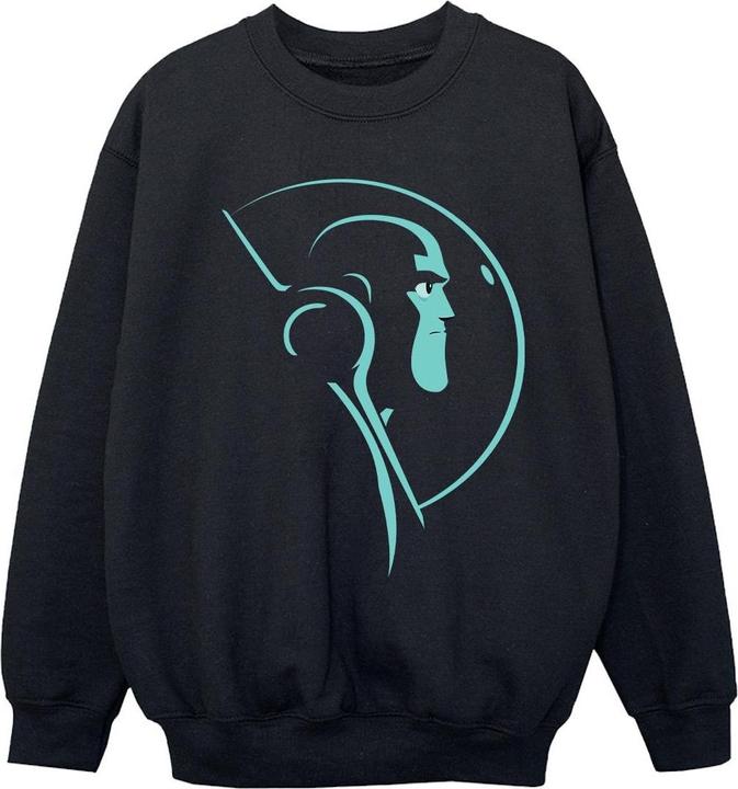 Actual product image Disney Girls Lightyear Space Helmet Stare Sweatshirt (128)