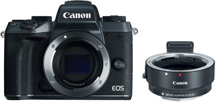 Canon EOS M5, Body avec adaptateur EF/EF-M (24.20 Mpx, APS-C / DX)