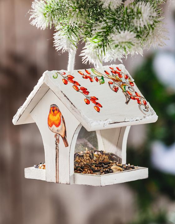 Produktbild VBS Vogel-Futterhaus zum Aufhängen, ca.H15 x B 17x T 14,5cm