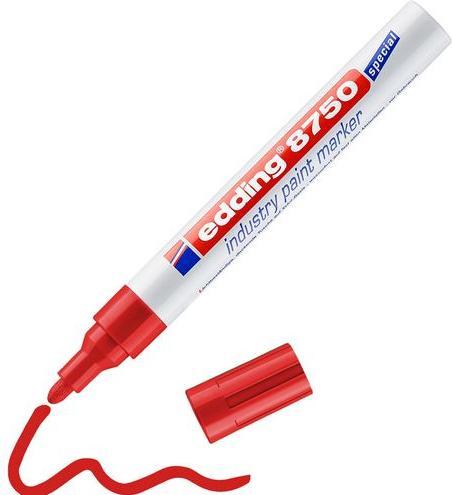 Immagine prodotto Edding Marcatore a vernice 8750 (Rosso, 2 mm, 1 x)