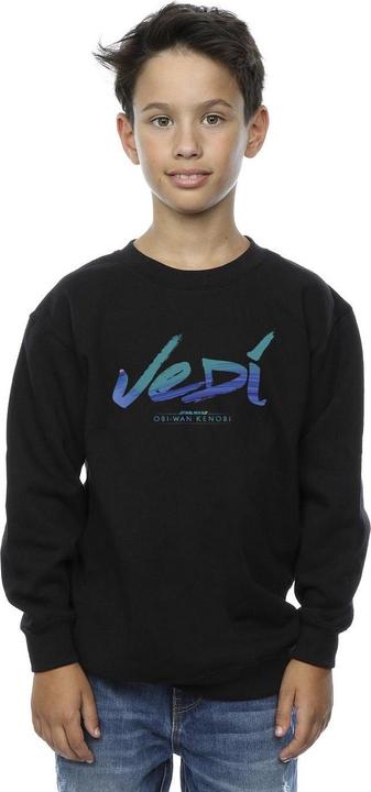 Immagine prodotto Star Wars Obi-Wan Kenobi Jedi Painted Font Felpa Ragazzi (152, 158)