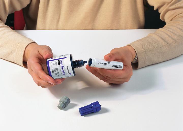 Actual product image Legamaster Refill ink 100ml blue alcohol dissolved low odor for TZ1 (Blue, 1 mm, 1 x)