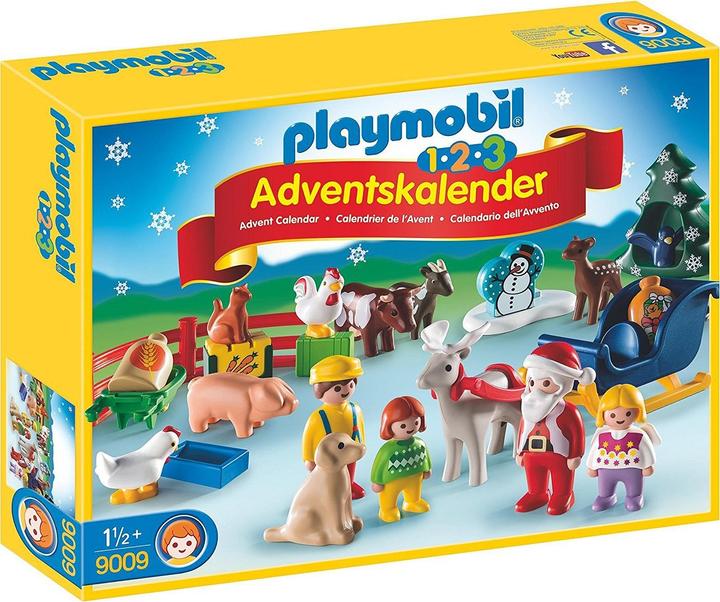 Produktbild Playmobil 1.2.3 Adventskalender «Weihnacht auf dem Bauernhof»