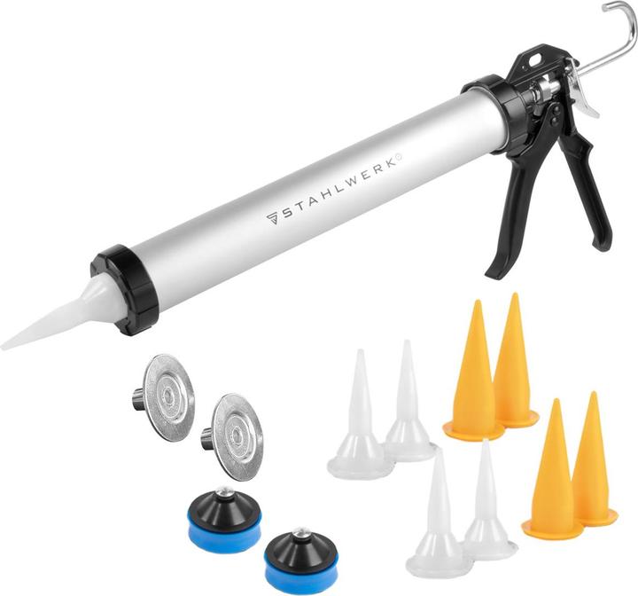 Produktbild Stahlwerk Silikonpistole SP-600 ST 600 ml aus stabilem Aluminium