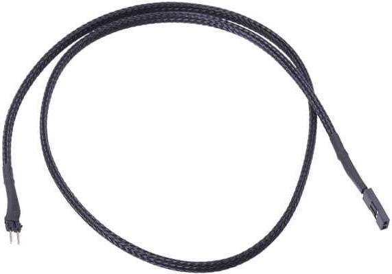 Actual product image Phobya 2pin-cable extension female/male 60cm Black
