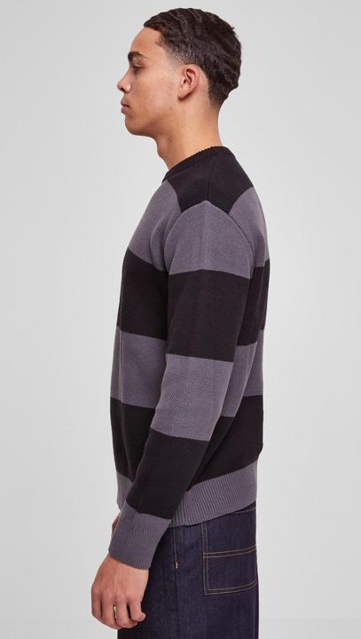 Actual product image Urban Classics Heavy Oversized Striped Sweatshirt (M)