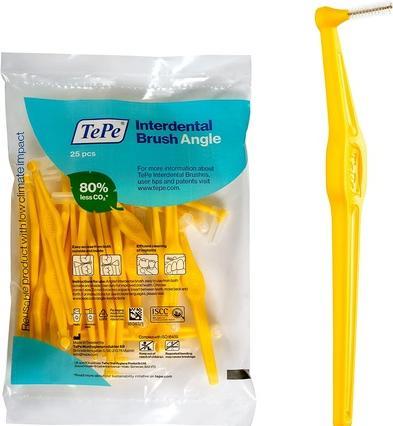 Actual product image TePe Angle interdental brush MULTIPACK yellow (25 x, 4 mm)