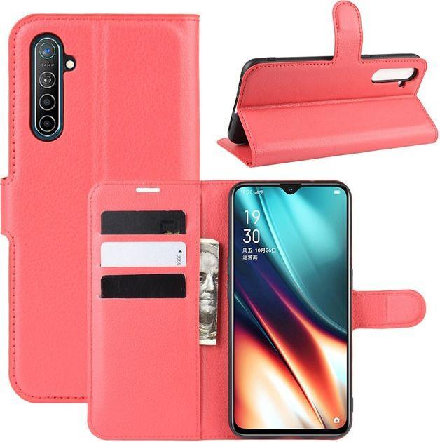 Actual product image MU Classic Litchi Leather Bookcover Series (Realme XT, Realme X2)