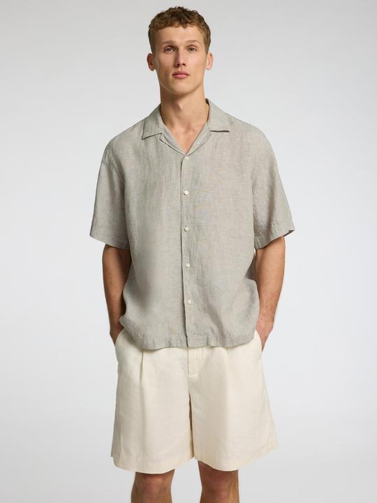 Produktbild Selected Homme 100% Leinen Kurzarmhemd (M)