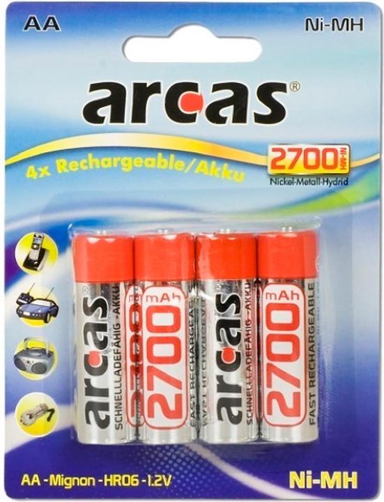 AGI 3401 - 2700 mAh - 4.8 V - nickel metal hydride (NiMH) - 10 piece(s) (Rechargeable battery)