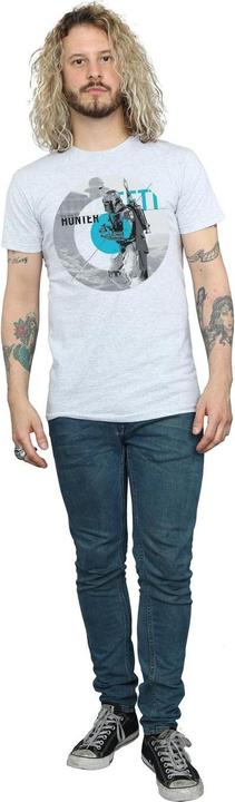 Actual product image Star Wars Mens Boba Fett Bounty Hunter Circle T-Shirt (M)