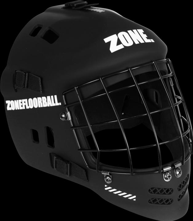 Produktbild Zone Floorball Zone Goaliemaske UPGRADE junior black/silver (One Size)