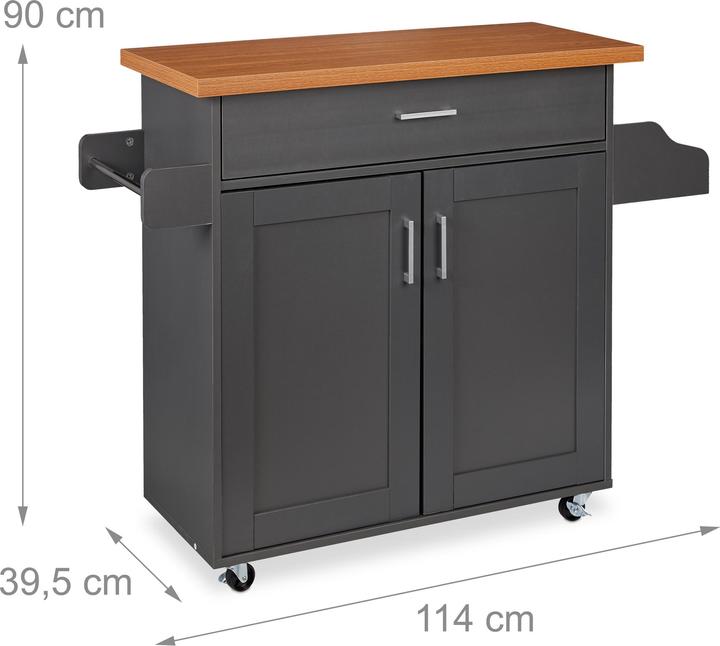 Actual product image Relaxdays Trolley