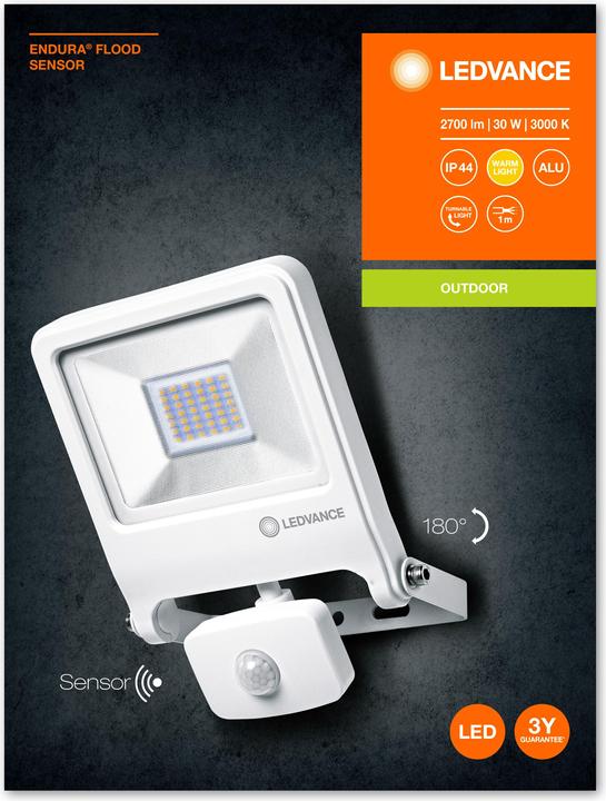 Immagine prodotto Ledvance Sensore Endura Flood (2700 lm, IP44)