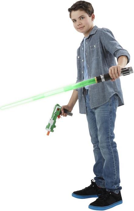 Actual product image Hasbro Star Wars Rogue 1 Blaster Power Lightsaber