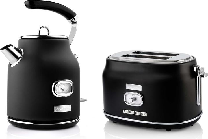 Produktbild Westinghouse Retro Frühstücksset, 2-Schlitz Toaster + Wasserkocher 1,7L (1.70 l)